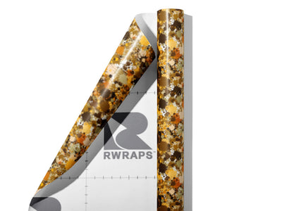 Under Attack Paint Splatter Wrap Film Sheets~Rwraps Series 914 Under Attack Paint Splatter Scrolled Sheet~3