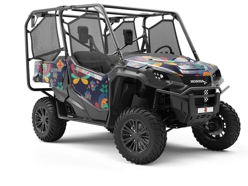 Understated Lotus Mandala Utility Vehicle Vinyl Wrap