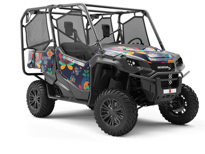 Understated Lotus Mandala Utility Vehicle Vinyl Wrap