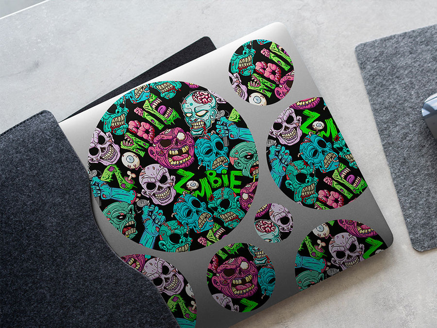 unforgiving dead horror DIY Laptop Stickers