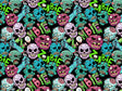 Unforgiving Dead Zombie Vinyl Wrap Pattern~Rwraps Series 914 Digitally Printed Vinyl Wrap~0