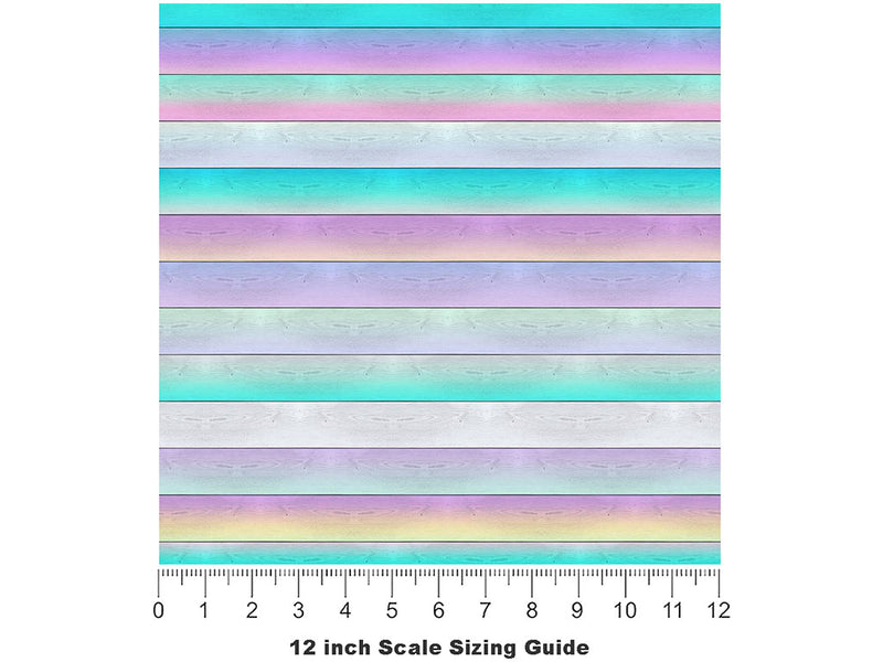 Unicorn Fantasy Wood Plank Vinyl Film Pattern Size 12 inch Scale~Rwraps Unicorn Fantasy Wood Plank Sizing Chart~3