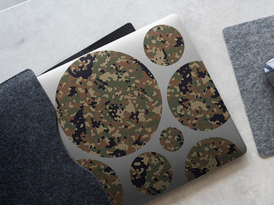uniform flecktarn camouflage DIY Laptop Stickers