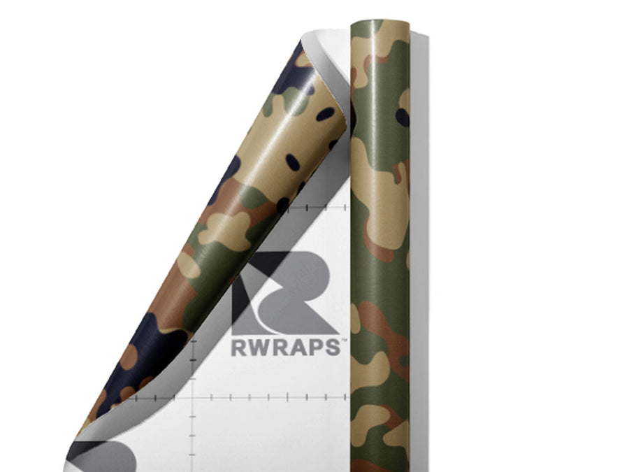 Uniform Flecktarn Camouflage Wrap Film Sheets~Rwraps Series 914 Uniform Flecktarn Camouflage Scrolled Sheet~3