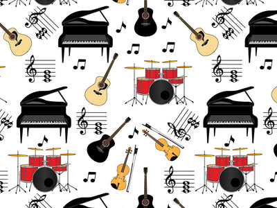 Unplugged Cover Music Vinyl Wrap Pattern~Rwraps Series 914 Digitally Printed Vinyl Wrap~0