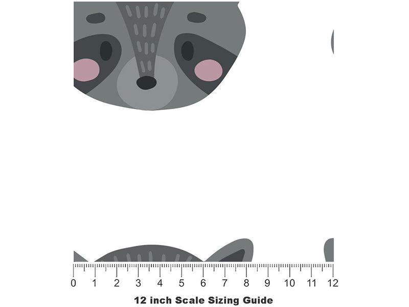 Unwanted Guests Animal Vinyl Film Pattern Size 12 inch Scale~Rwraps Unwanted Guests Animal Sizing Chart~2