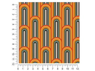 up and down retro 1ft x 1ft Craft Sheets