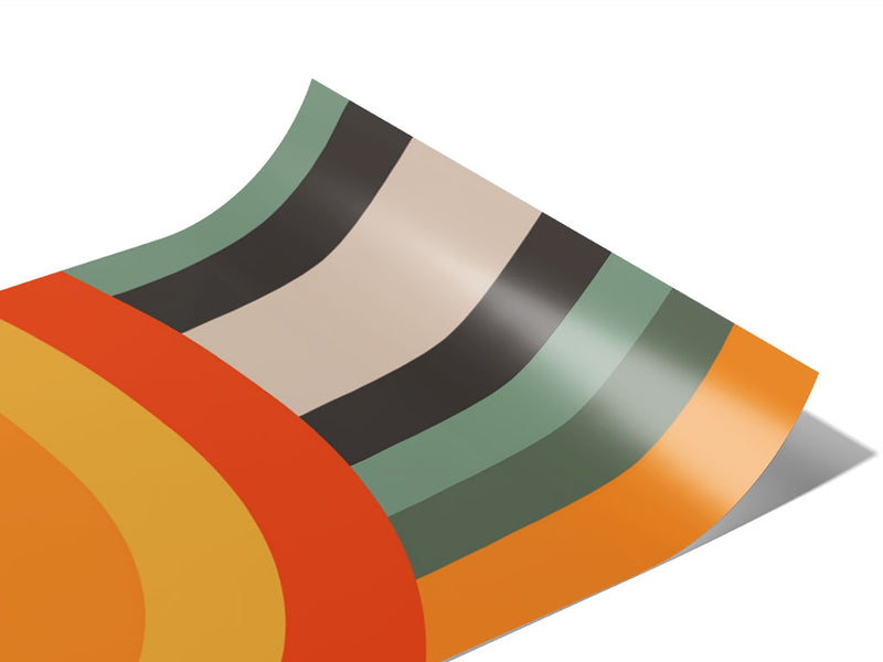 Up and Down Retro Vinyl Wraps~Rwraps Series 914 Digitally Printed Vinyl Wrap~0