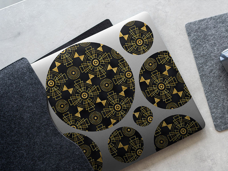 upper-class signposts art deco DIY Laptop Stickers