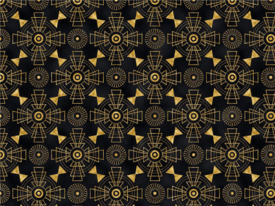 Upper-Class Signposts Art Deco Vinyl Wrap Pattern~Rwraps Series 914 Digitally Printed Vinyl Wrap~0