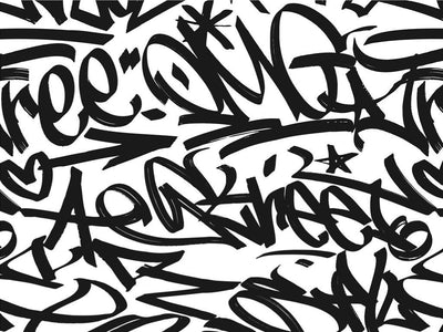 Urban Art Graffiti Vinyl Wrap Pattern~Rwraps Series 914 Digitally Printed Vinyl Wrap~0