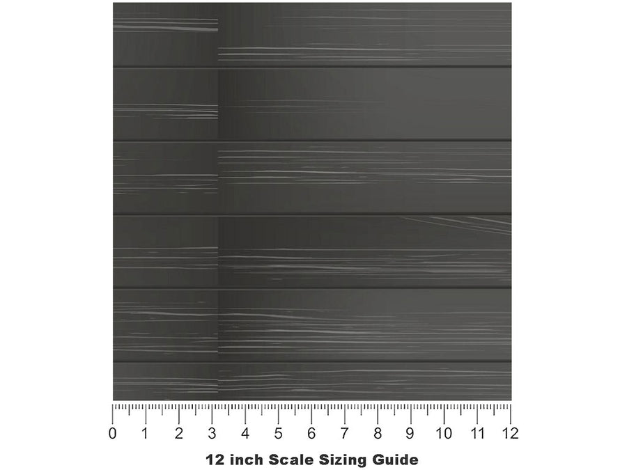 Urban Grey Wood Plank Vinyl Film Pattern Size 12 inch Scale~Rwraps Urban Grey Wood Plank Sizing Chart~3
