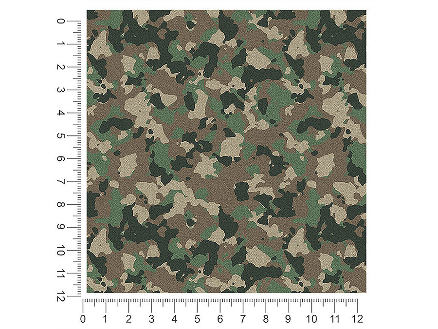 us woodland camouflage 1ft x 1ft Craft Sheets