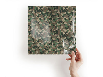 us woodland camouflage Craft Sheets