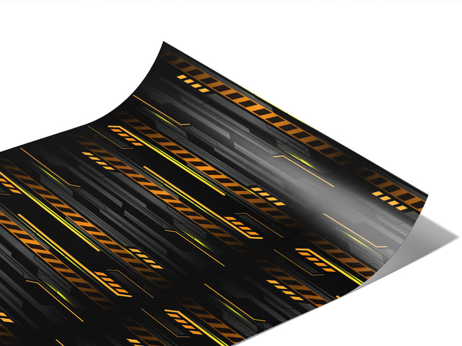 Use Caution  Technology Vinyl Wraps~Rwraps Series 914 Digitally Printed Vinyl Wrap~1