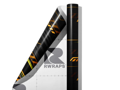 Use Caution  Technology Wrap Film Sheets~Rwraps Series 914 Use Caution  Technology Scrolled Sheet~4