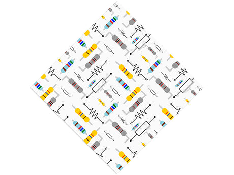 Useful Resistor  Technology Vinyl Wrap Pattern~Rwraps Series 914 Digitally Printed Vinyl Wrap~0