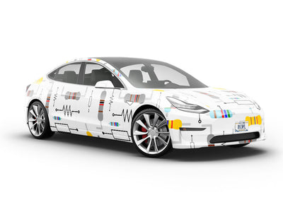 Useful Resistor  Technology Vehicle Vinyl Wrap