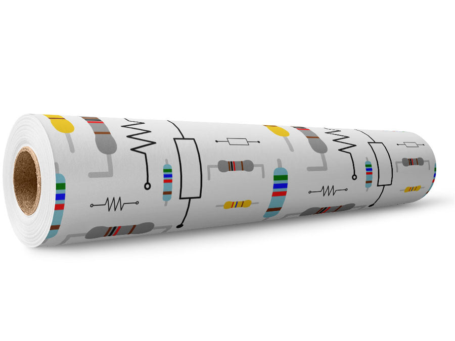 Useful Resistor  Technology Wrap Film Wholesale Roll~Rwraps Series 914 Digitally Printed Vinyl Roll~5