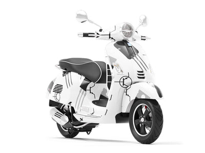 Useful Transistor  Technology Vespa Scooter Wrap Film