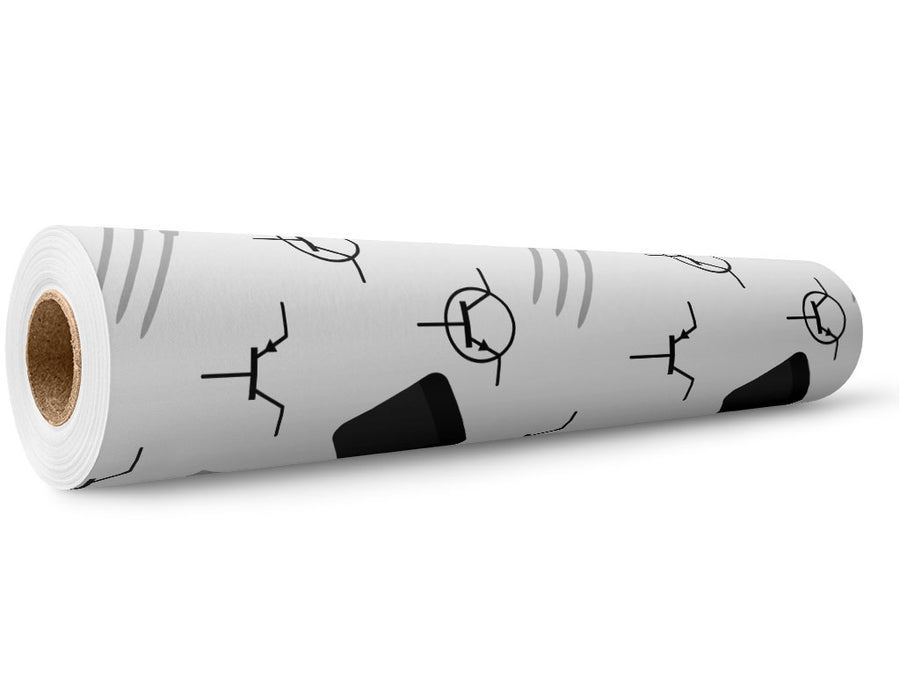 Useful Transistor  Technology Wrap Film Wholesale Roll~Rwraps Series 914 Digitally Printed Vinyl Roll~5
