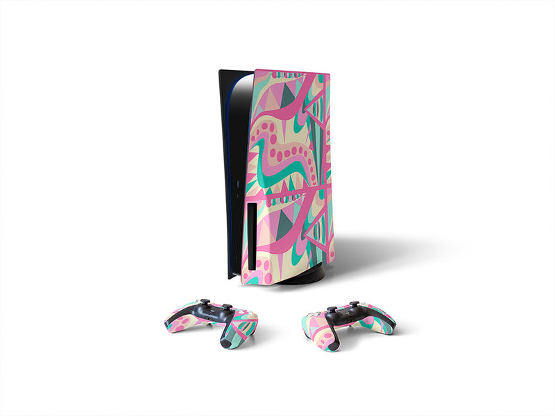 utterly smitten mosaic Sony PS5 DIY Skin