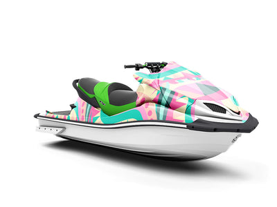 Utterly Smitten Mosaic Jet Ski Vinyl Customized Wrap