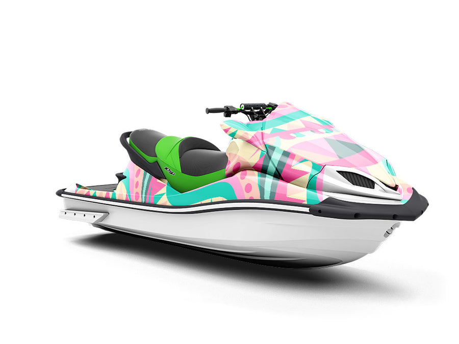 Utterly Smitten Mosaic Jet Ski Vinyl Customized Wrap