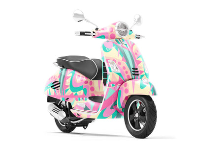 Utterly Smitten Mosaic Vespa Scooter Wrap Film