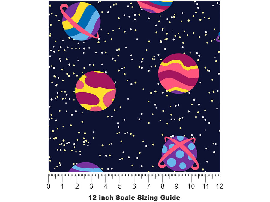 Vacation Destinations Science Fiction Vinyl Film Pattern Size 12 inch Scale~Rwraps Vacation Destinations Science Fiction Sizing Chart~2