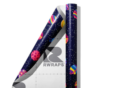 Vacation Destinations Science Fiction Wrap Film Sheets~Rwraps Series 914 Vacation Destinations Science Fiction Scrolled Sheet~3