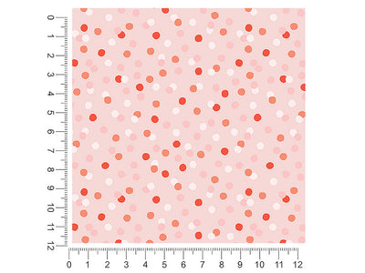 valentine confetti polka dot 1ft x 1ft Craft Sheets