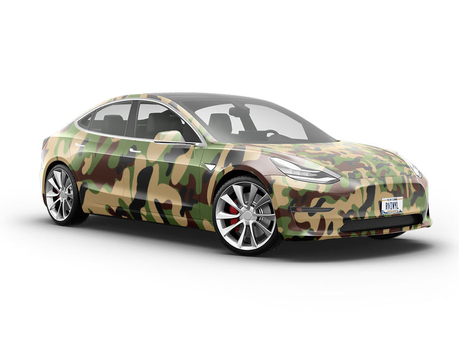 Valley Stream Camouflage Vehicle Vinyl Wrap
