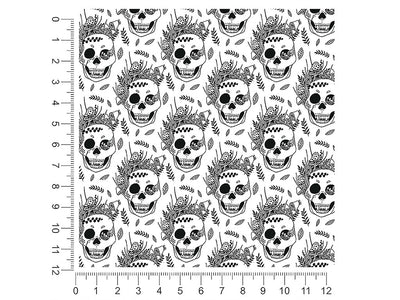vampire decay skull and bones 1ft x 1ft Craft Sheets
