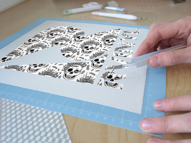 vampire decay skull and bones Easy Weed Craft Vinyl