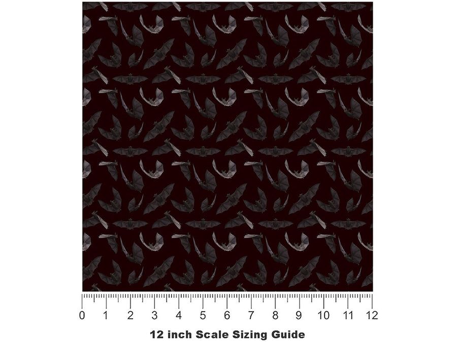 Vampiric Transformation Vampire Vinyl Film Pattern Size 12 inch Scale~Rwraps Vampiric Transformation Vampire Sizing Chart~2