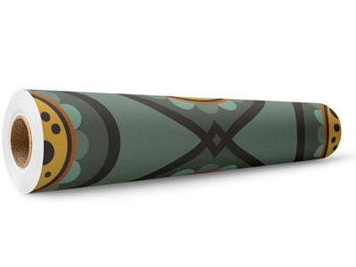 Vanilla Fudge Retro Wrap Film Wholesale Roll~Rwraps Series 914 Digitally Printed Vinyl Roll~5