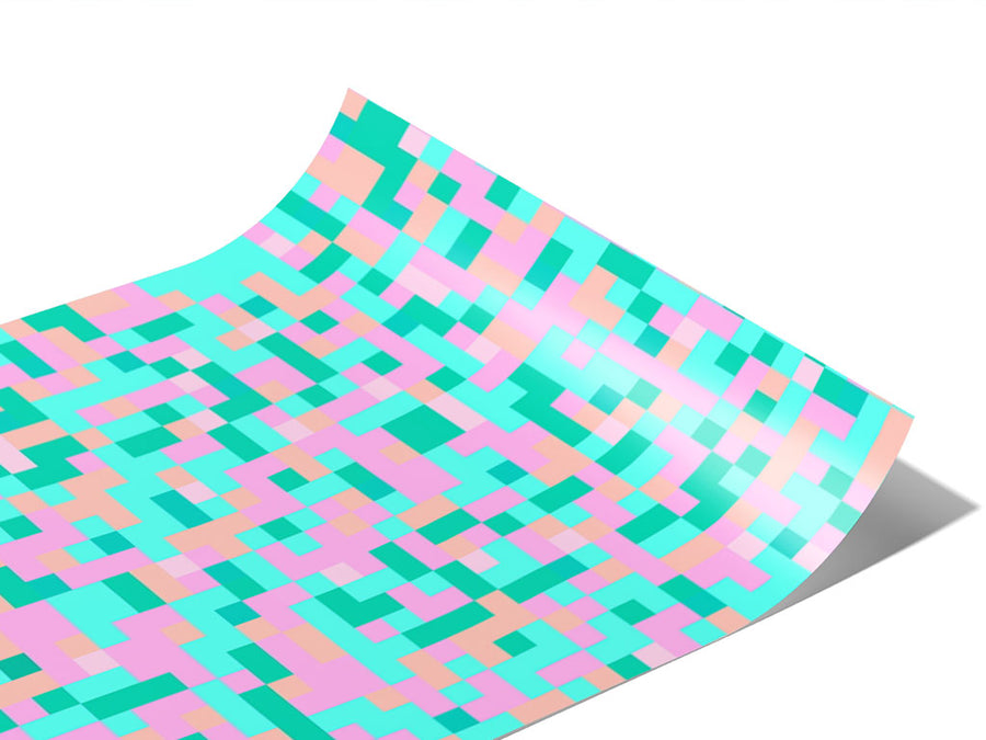 Vanilla Ice Pixel Vinyl Wraps~Rwraps Series 914 Digitally Printed Vinyl Wrap~0