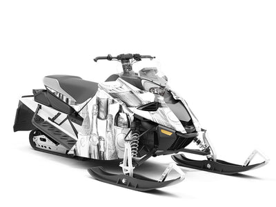 Various Vintages Alcohol Custom Wrapped Snowmobile