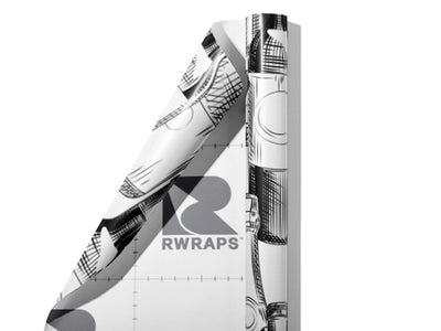 Various Vintages Alcohol Wrap Film Sheets~Rwraps Series 914 Various Vintages Alcohol Scrolled Sheet~3