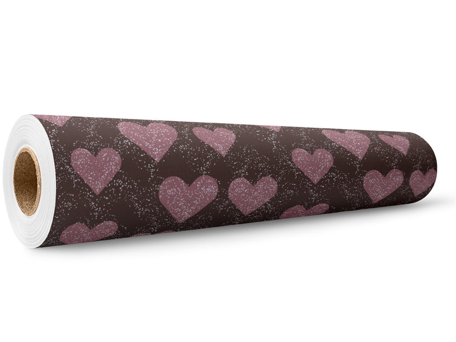 Veiled Secrets Heart Wrap Film Wholesale Roll~Rwraps Series 914 Digitally Printed Vinyl Roll~5