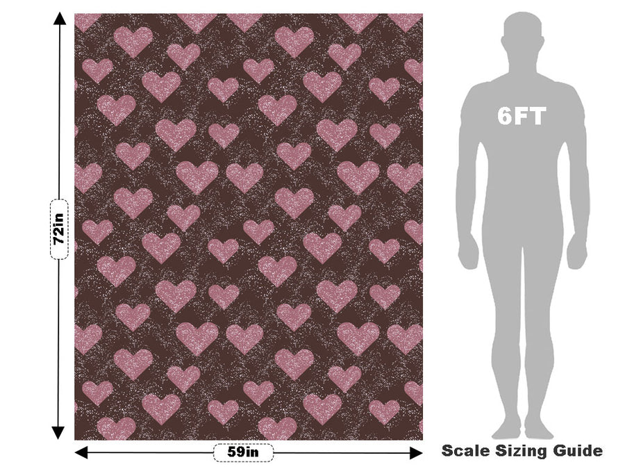 Veiled Secrets Heart Vehicle Wrap Scale~Rwraps Series 914 Veiled Secrets Heart Measurements~1