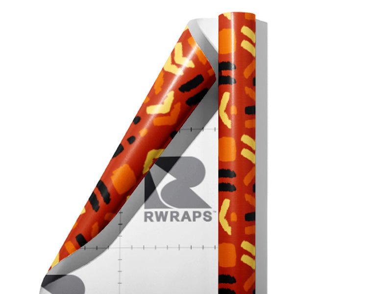 Velma Dinkley Abstract Wrap Film Sheets~Rwraps Series 914 Velma Dinkley Abstract Scrolled Sheet~3