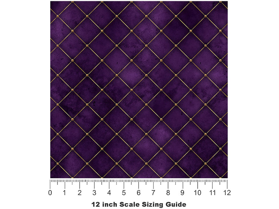 Velvet Cage Witch Vinyl Film Pattern Size 12 inch Scale~Rwraps Velvet Cage Witch Sizing Chart~2