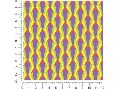 velveteen waves abstract geometric 1ft x 1ft Craft Sheets