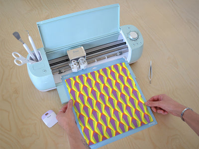 velveteen waves abstract geometric Cricut Compatible Vinyl