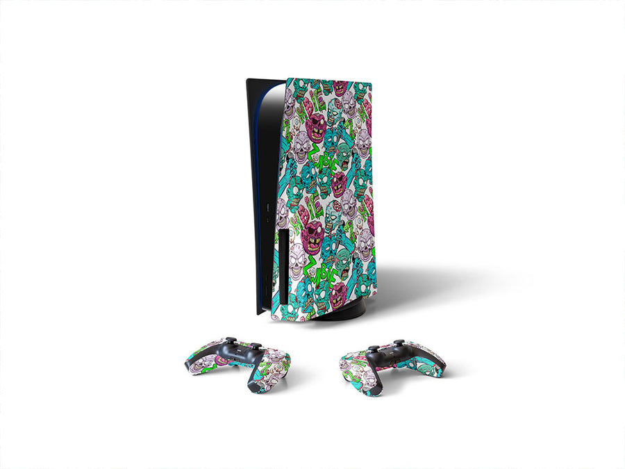 vengeful dead horror Sony PS5 DIY Skin