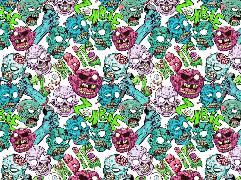 Vengeful Dead Zombie Vinyl Wrap Pattern~Rwraps Series 914 Digitally Printed Vinyl Wrap~0
