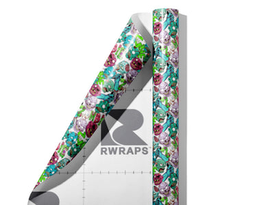 Vengeful Dead Zombie Wrap Film Sheets~Rwraps Series 914 Vengeful Dead Zombie Scrolled Sheet~3
