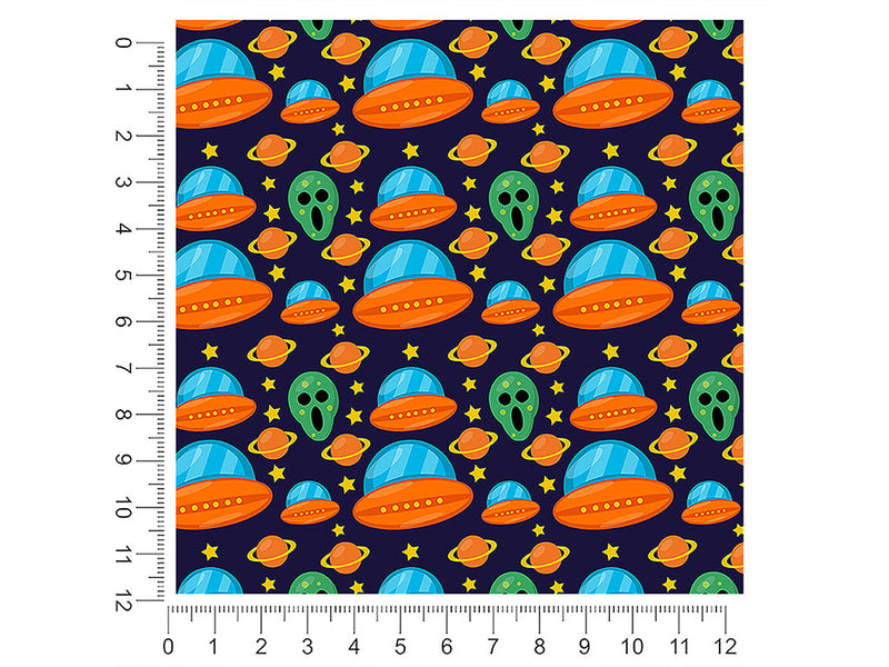 venus attacks science fiction 1ft x 1ft Craft Sheets